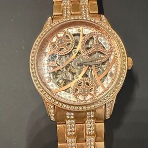 Guess Rose Gold Women's Watch with Crystal Accents